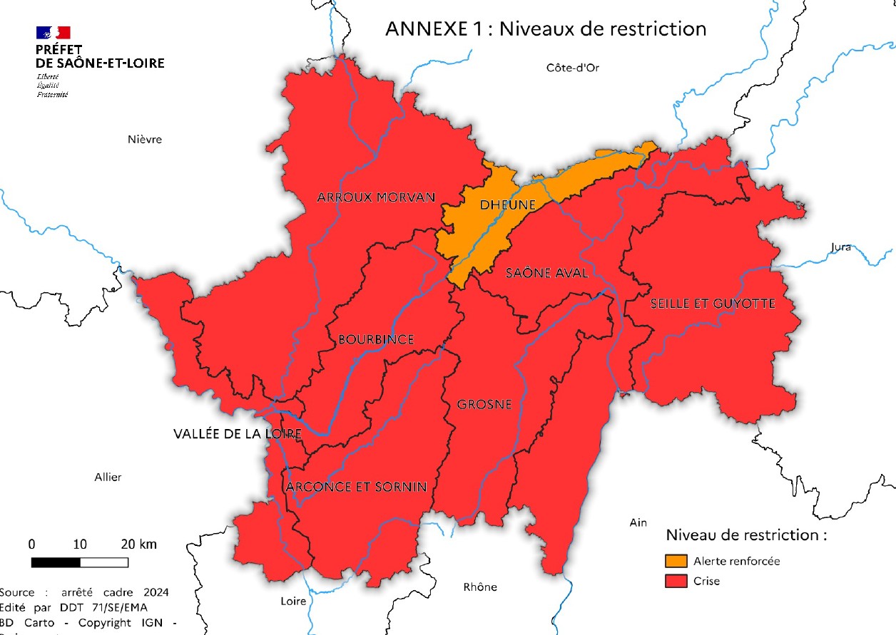 restriction usage eau 1907